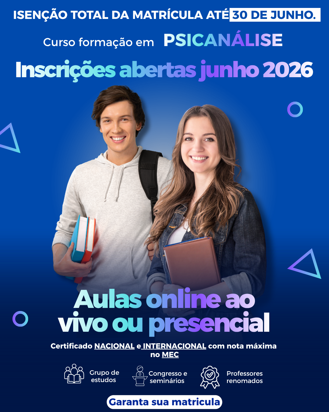 matriculas psicanalista summus