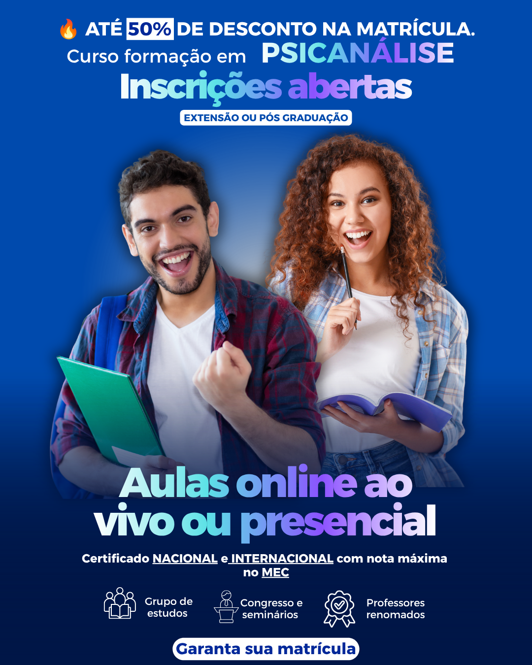 EXTENSÃO OU PÓS GRADUAÇÃO